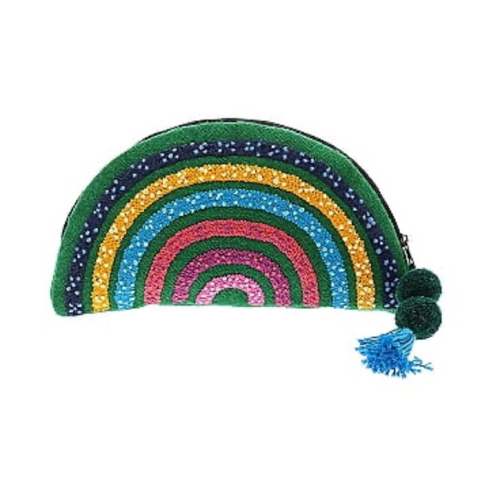 Noonday collection rainbow clutch (never opened)
